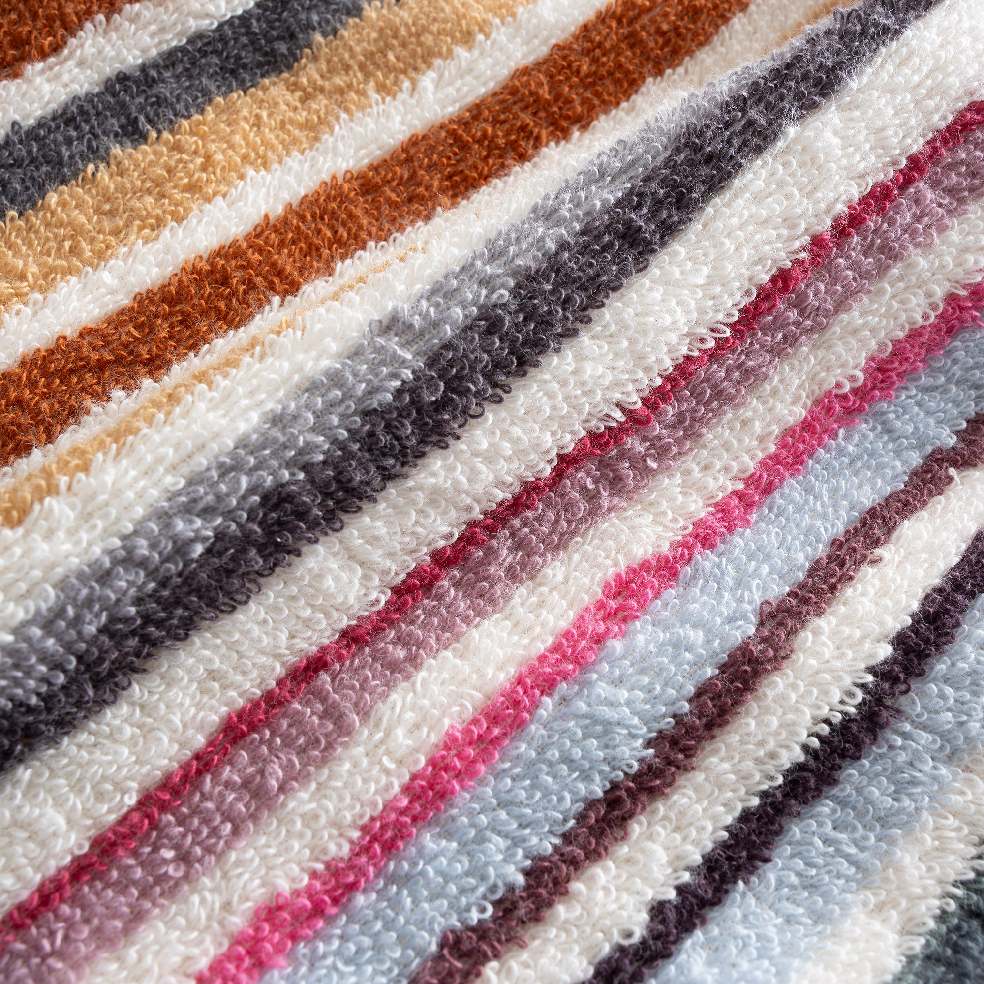 Stripe Soft Kadın Havlu Şortlu Takım Renkli Standart