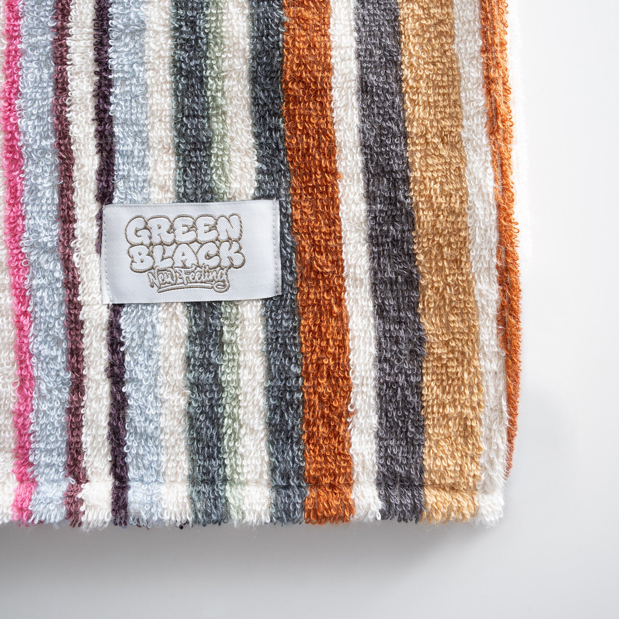 Stripe Soft Kadın Havlu Şortlu Takım Renkli Standart