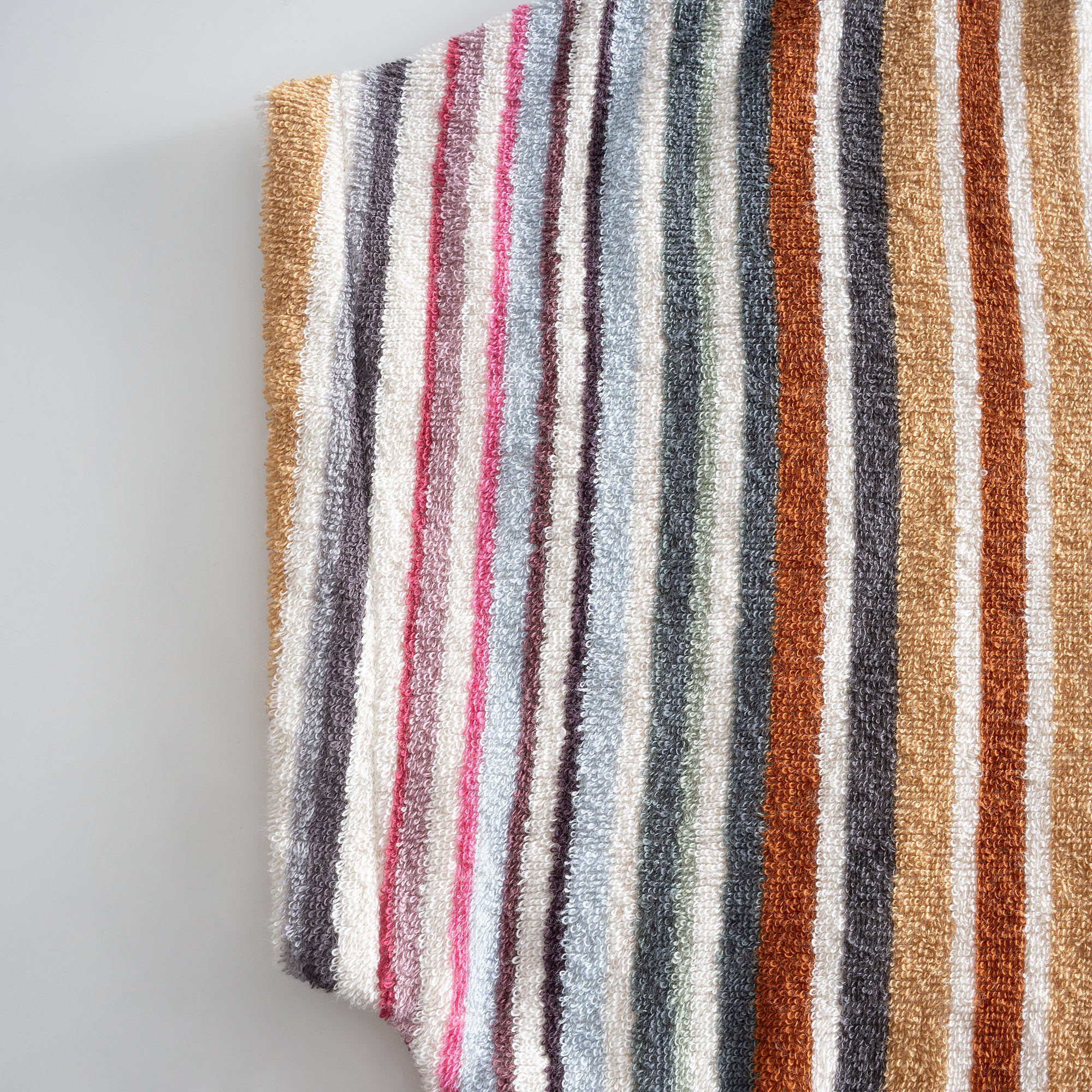 Stripe Soft Kadın Havlu Şortlu Takım Renkli Standart