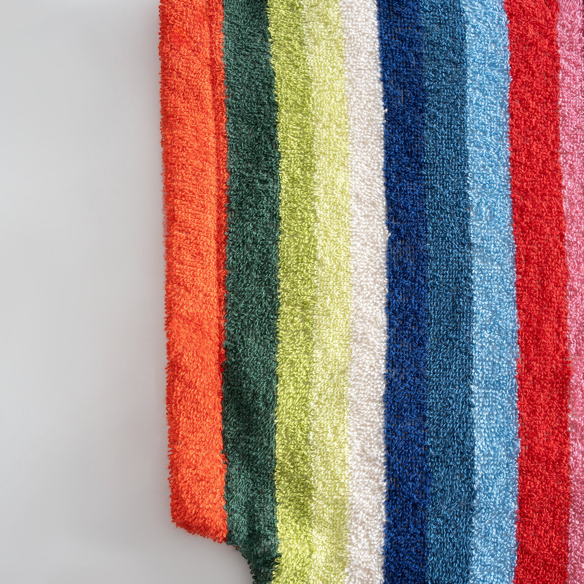 Stripe Red Kadın Havlu Şortlu Takım Renkli Standart