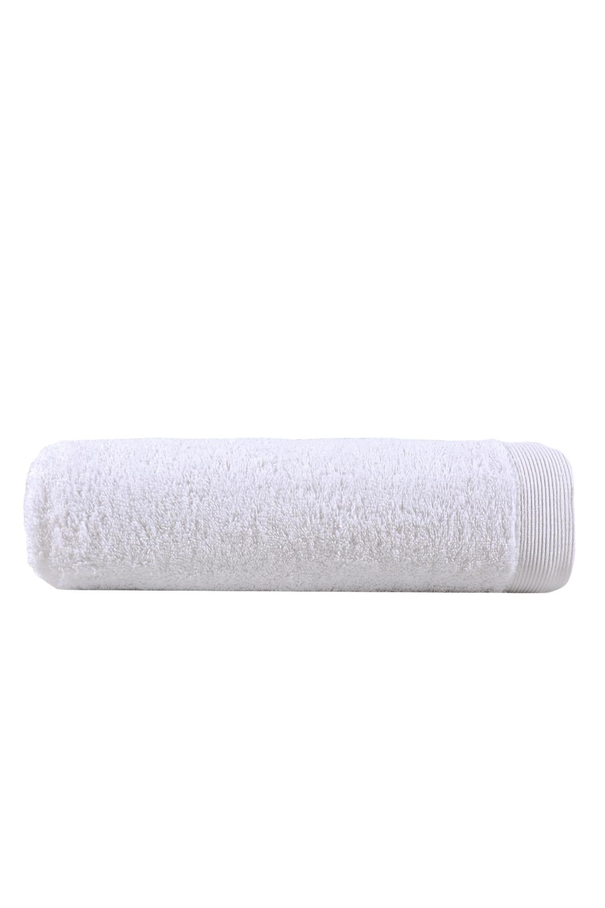 Elena Basic Serisi 80x150 Banyo Havlusu Beyaz