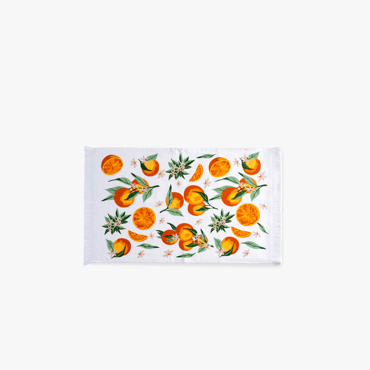 Orange 3'lü Mutfak Havlu Seti Baskılı
