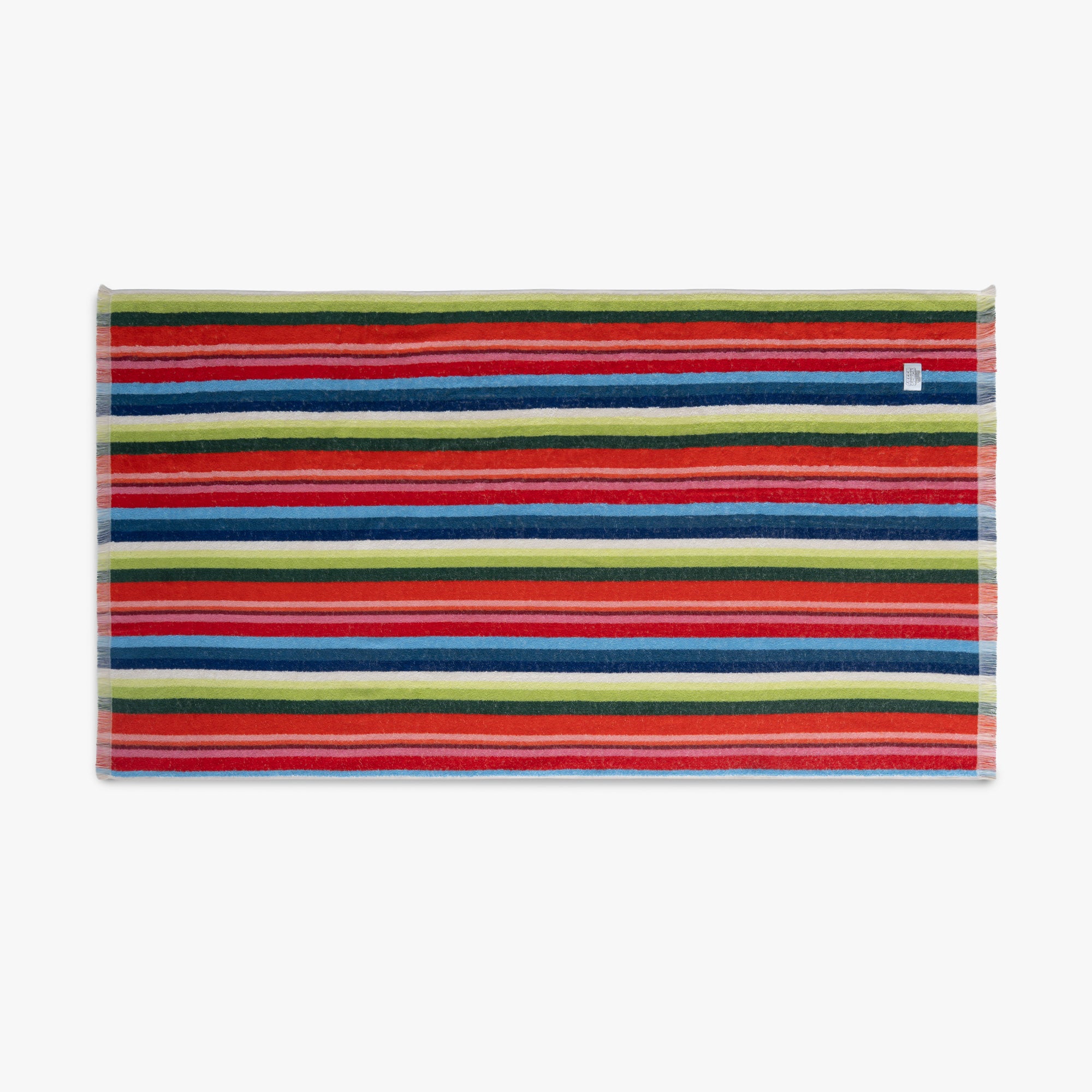 Stripe Red Plaj Havlusu Renkli