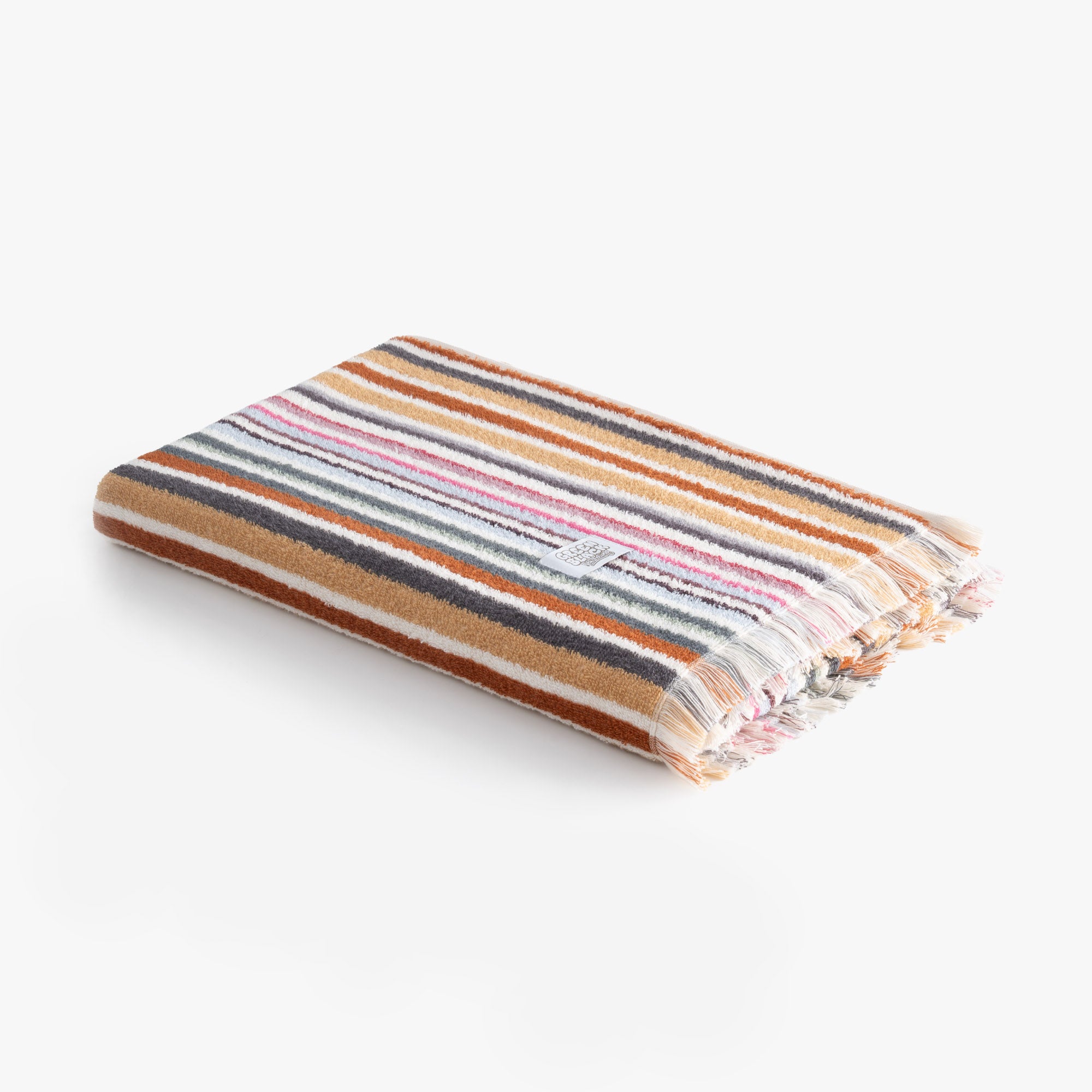 Stripe Soft Plaj Havlusu Renkli