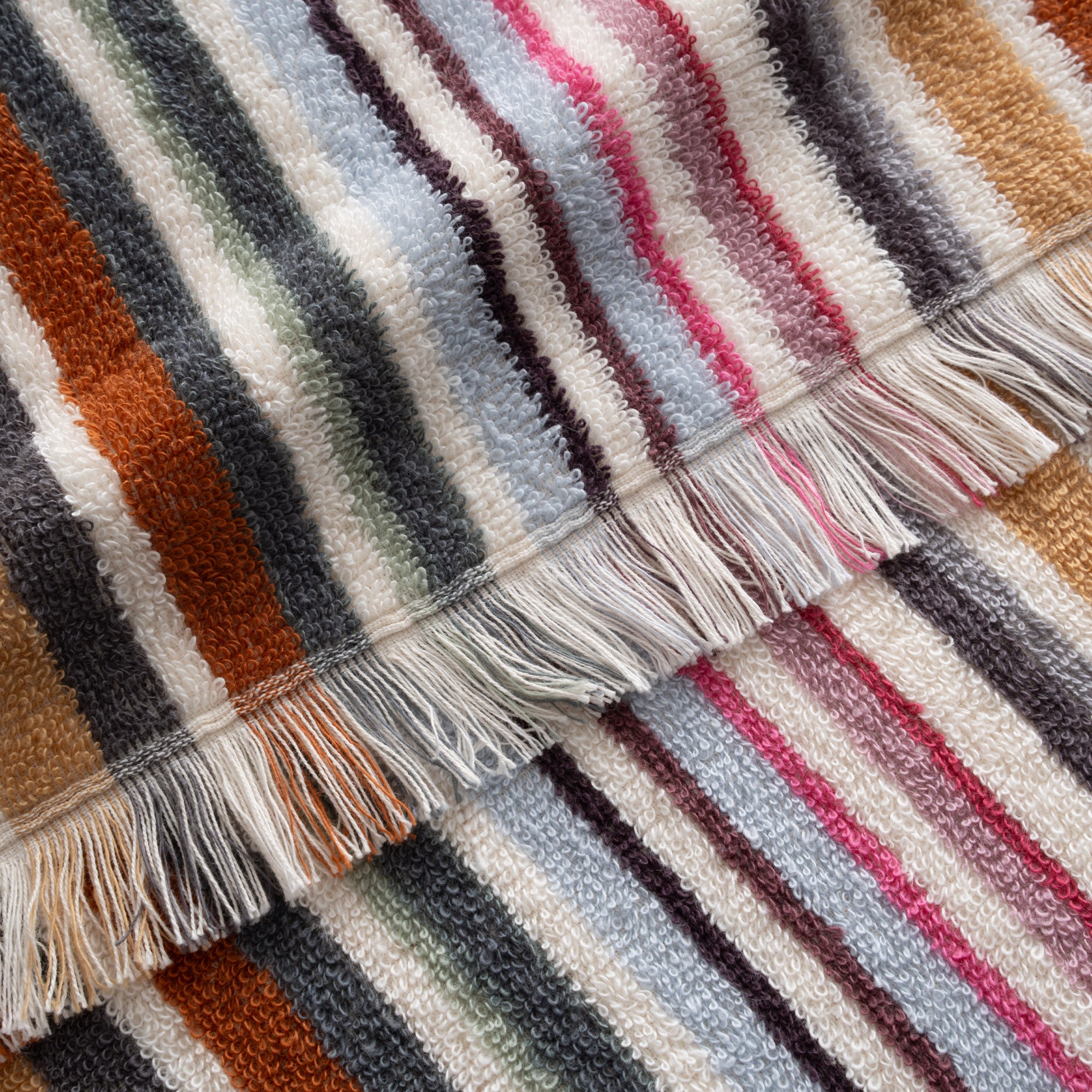 Stripe Soft Plaj Havlusu Renkli