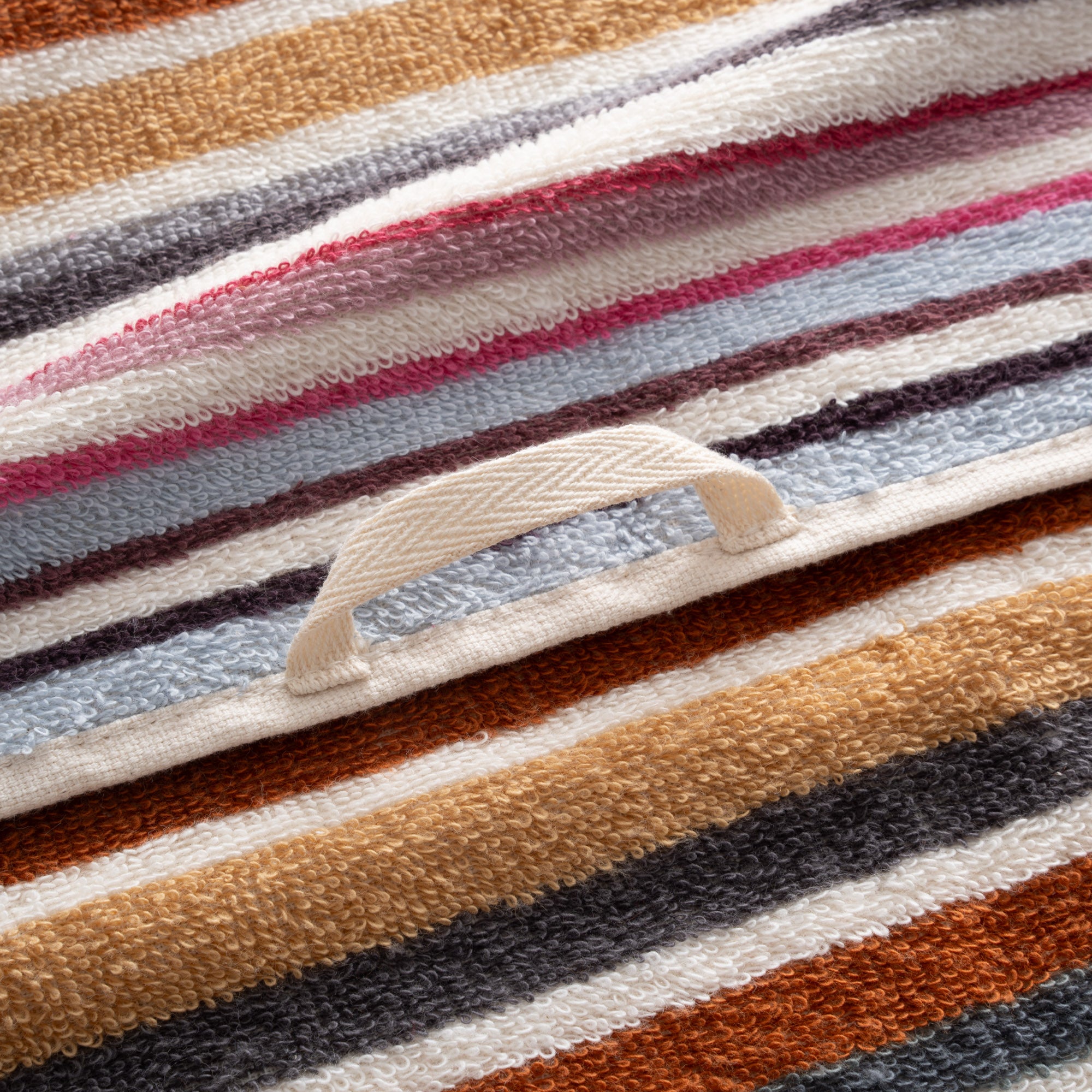 Stripe Soft Plaj Havlusu Renkli
