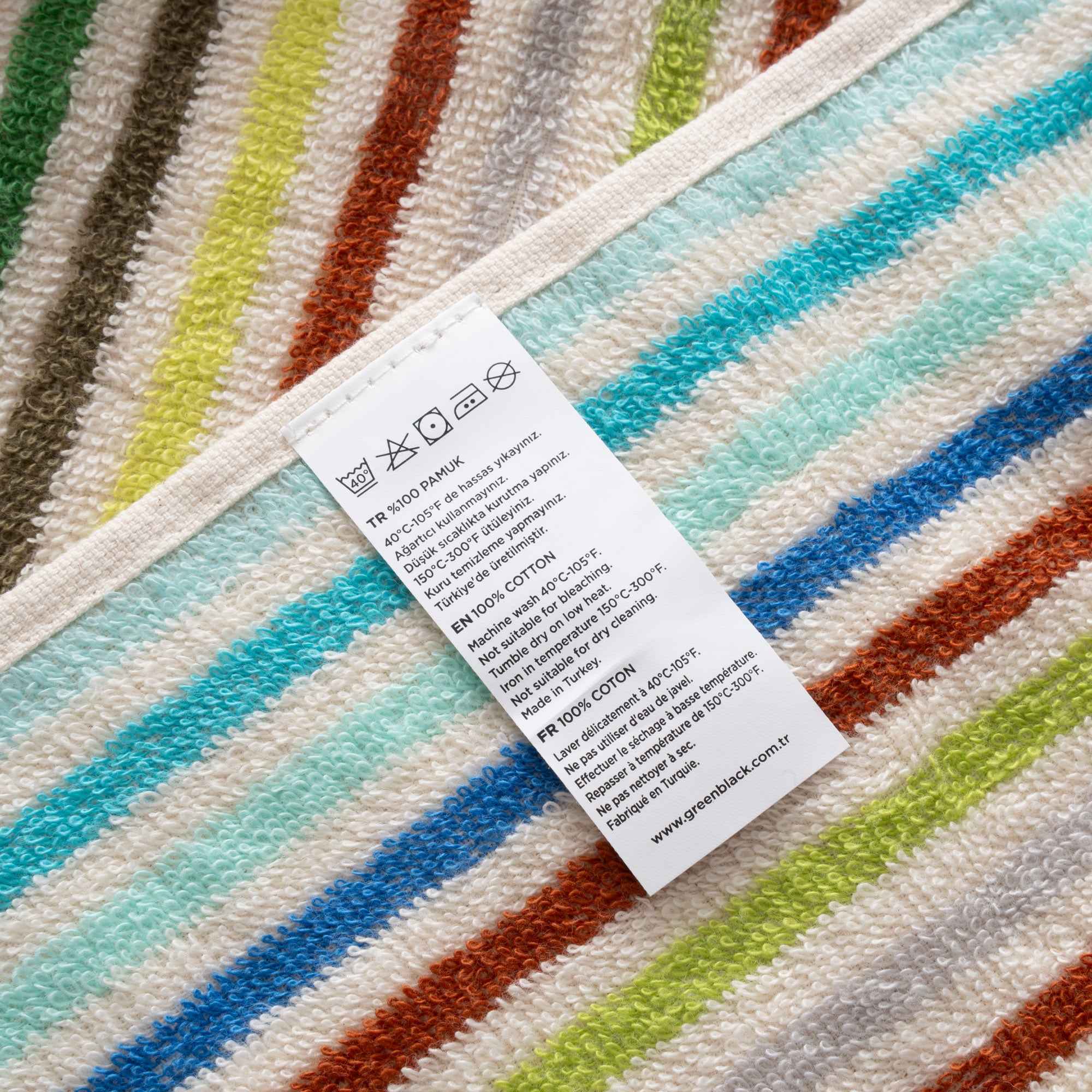 Stripe Sunset Plaj Havlusu Renkli